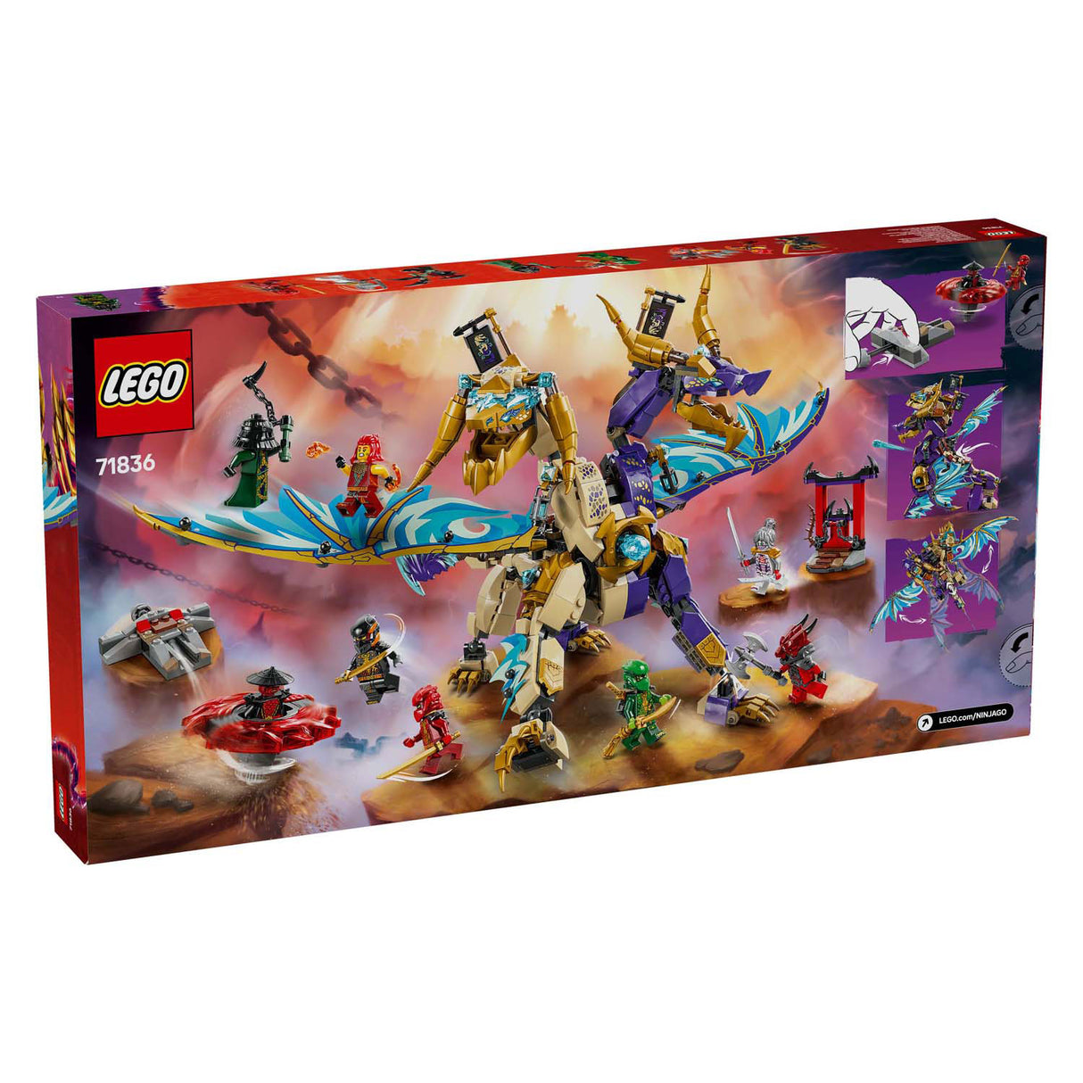 Lego ninjago 71836 bue drage af koncentration