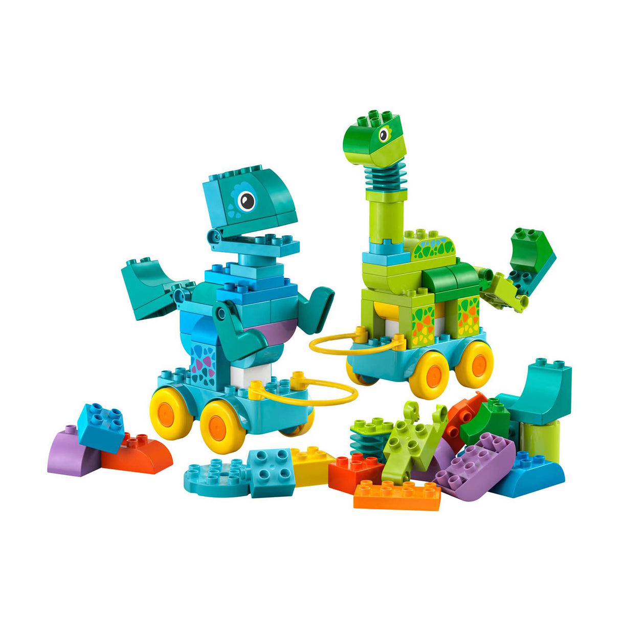 Lego Duplo 10451 3-in-1 dinosaurs on wheels