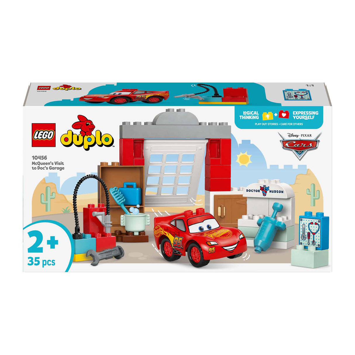 Disney LEGO 10456 Duplo McQueens Visita al Garage Docs