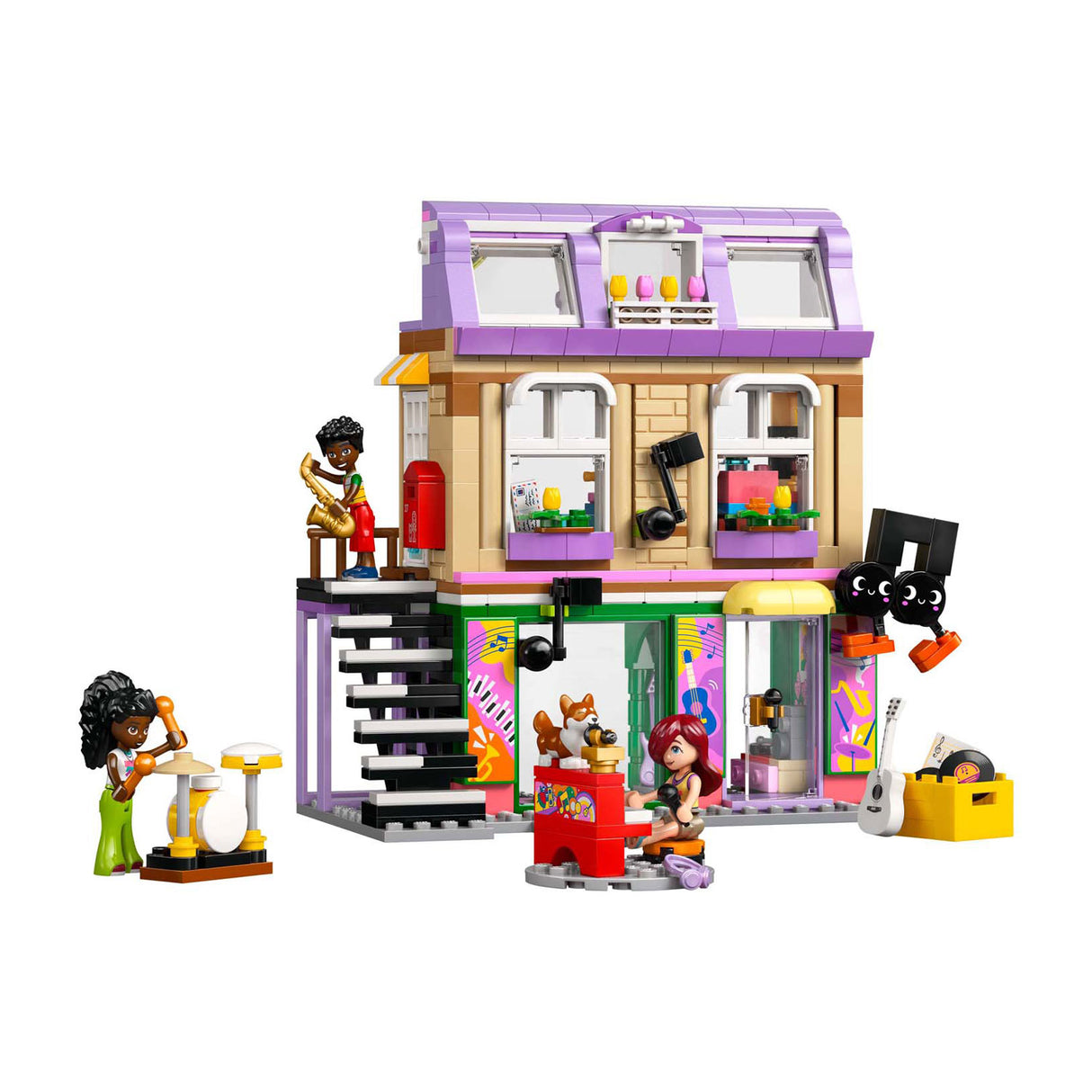 Lego friends 42653 hudební obchod a byt