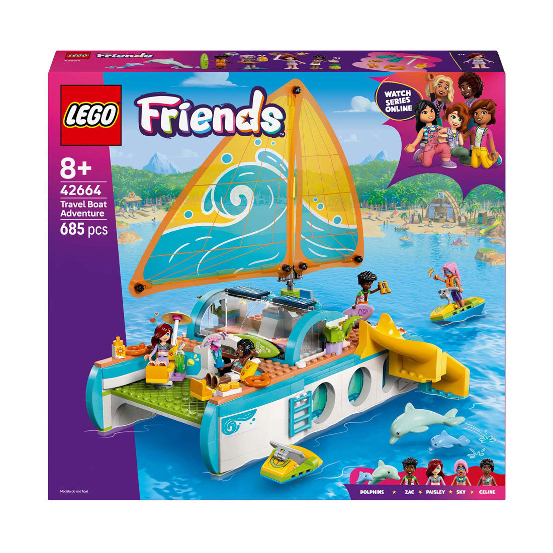 Lego friends 42664 dobrodružný výlet lodí