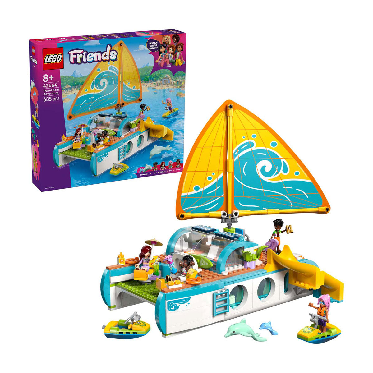Lego friends 42664 dobrodružný výlet lodí