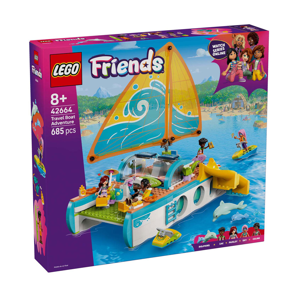 LEGO 42664 Friends adventurous boat trip