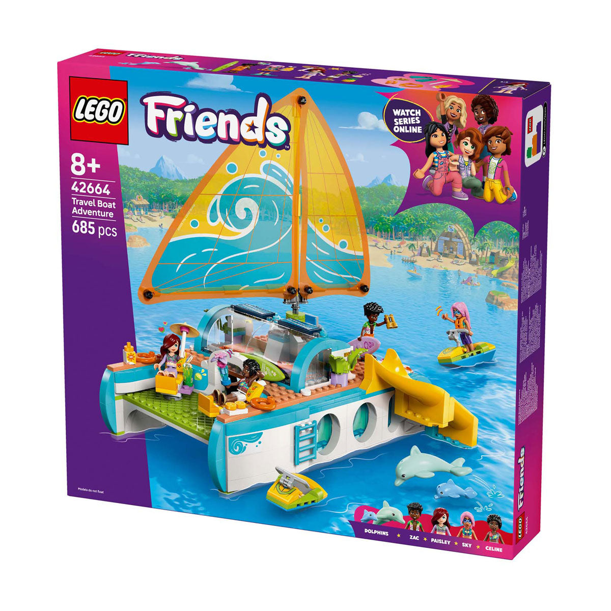 LEGO 42664 Friends adventurous boat trip
