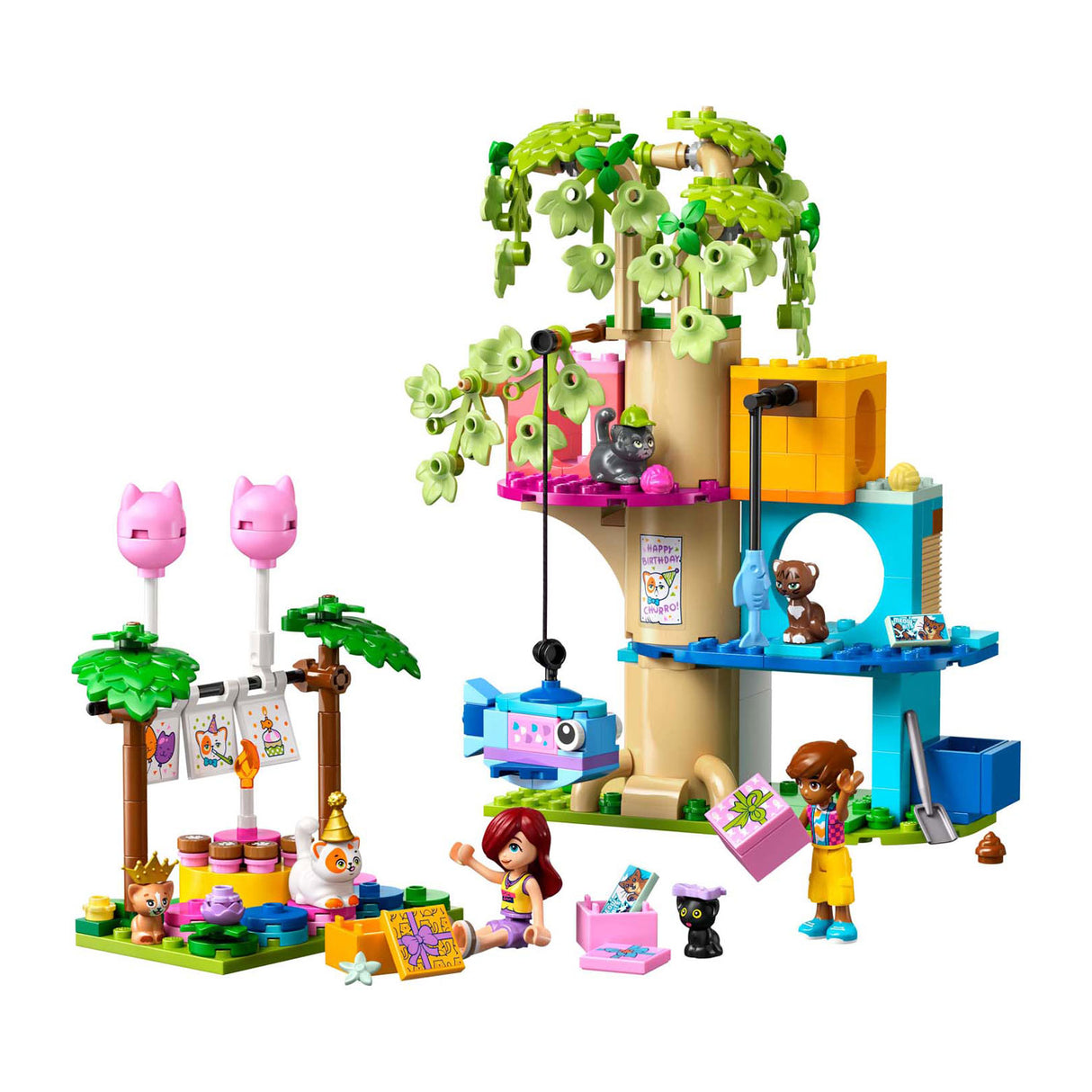 LEGO 42666 Friends Cat birthday party and tree house