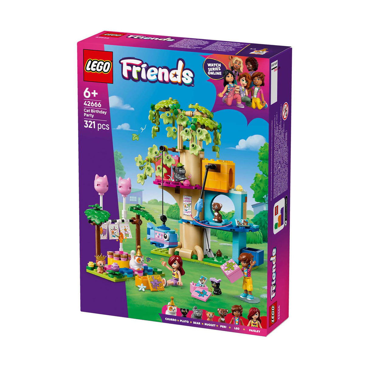 Lego 42666 Frënn Kaz Gebuertsdagsparty a Bamhaus