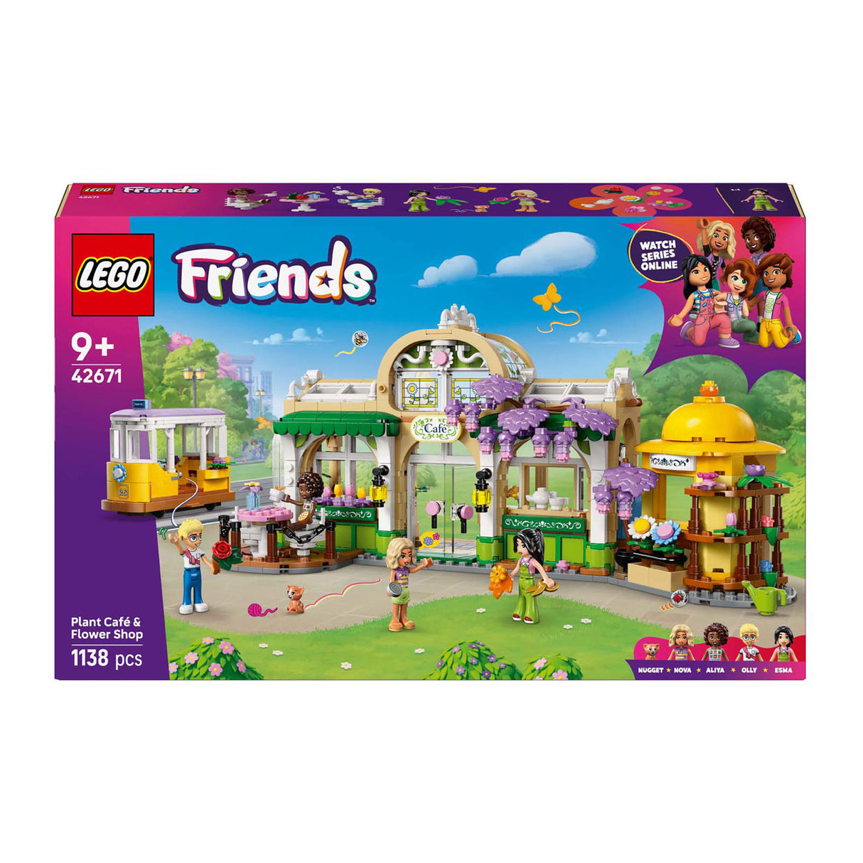 Lego friends 42671 kasvikahvila ja kukkakauppa