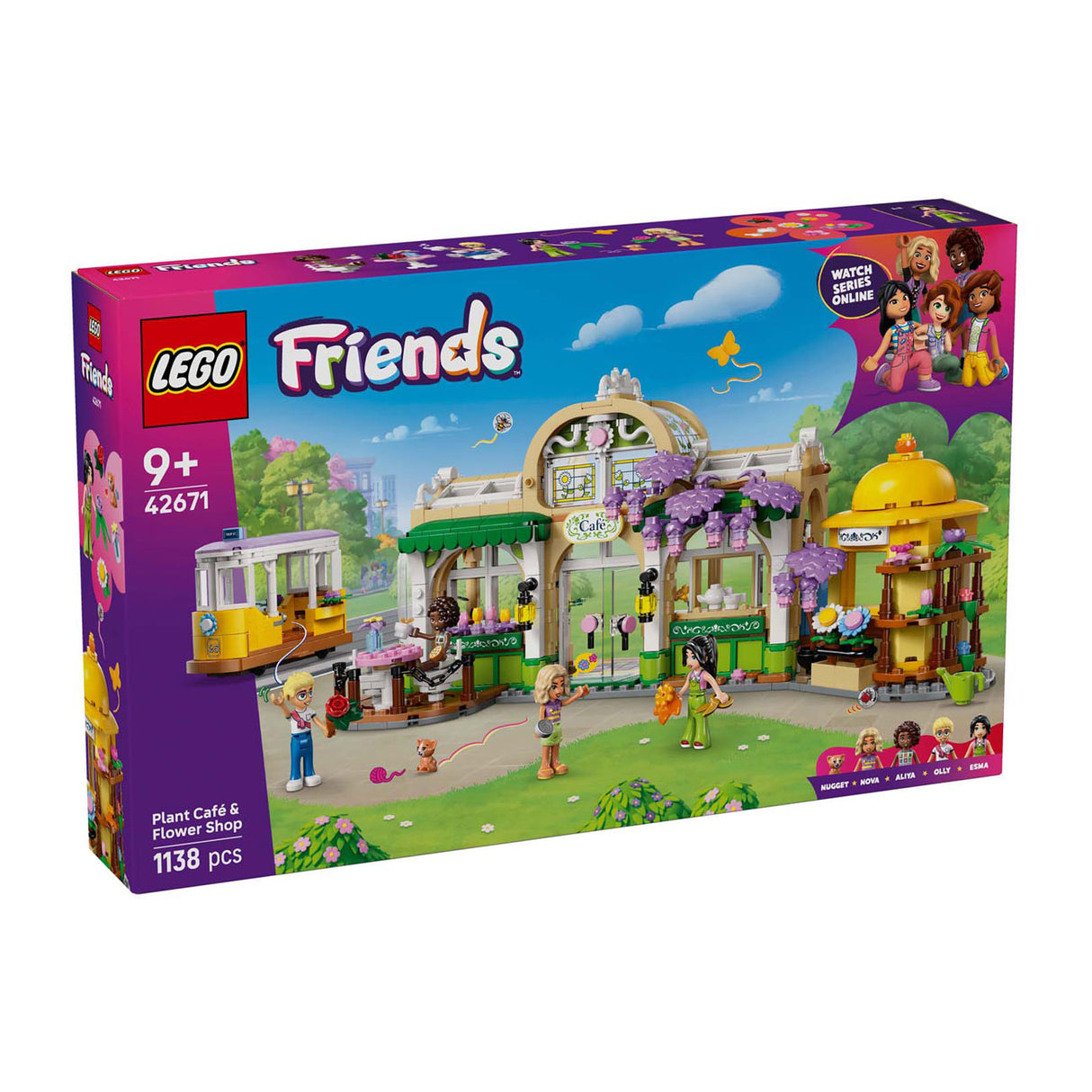 Lego Friends 42671 Pianta Caffè e Negozio di Fiori