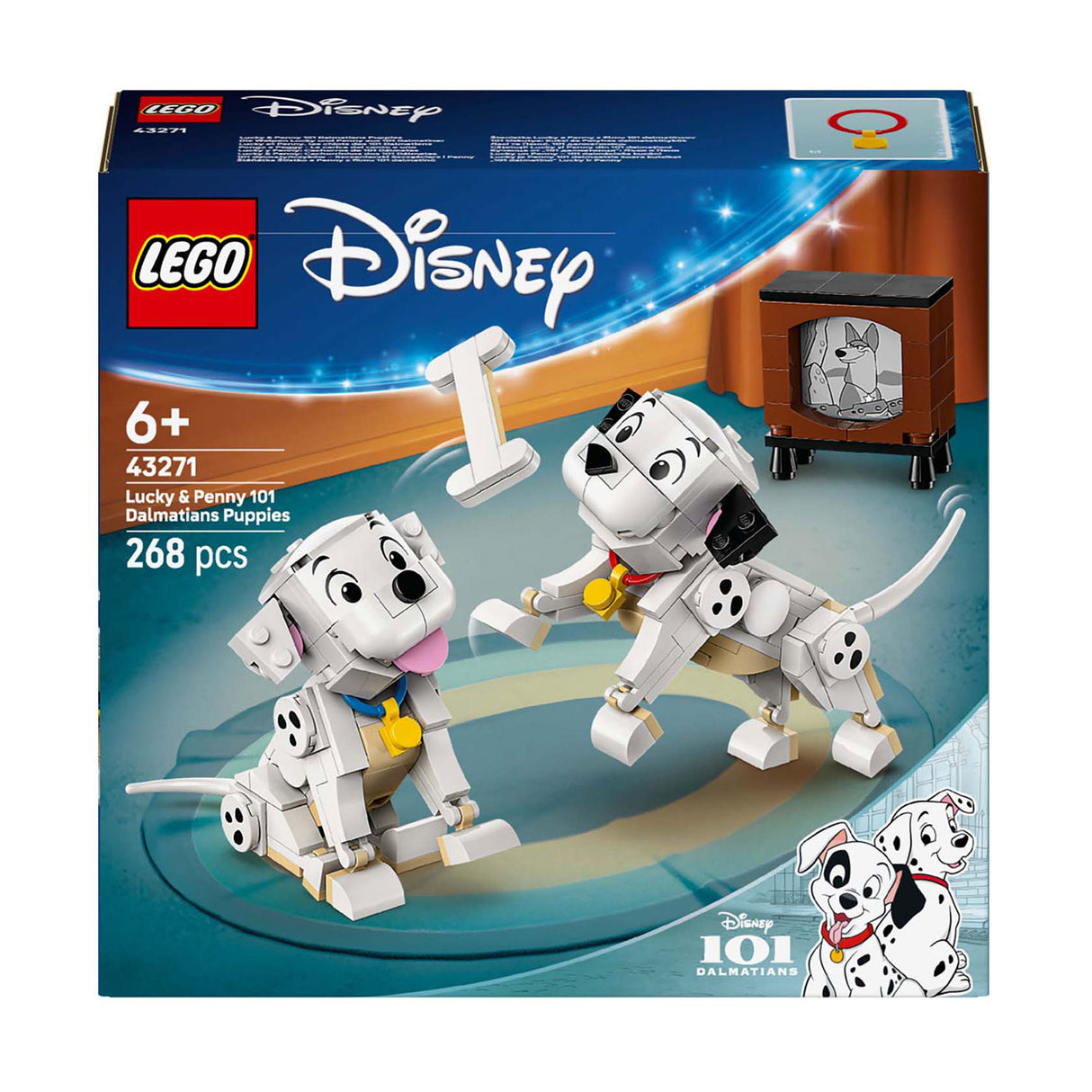 Lego 43271 Disney klasika Lucky and Penny od 101 dalmatinů