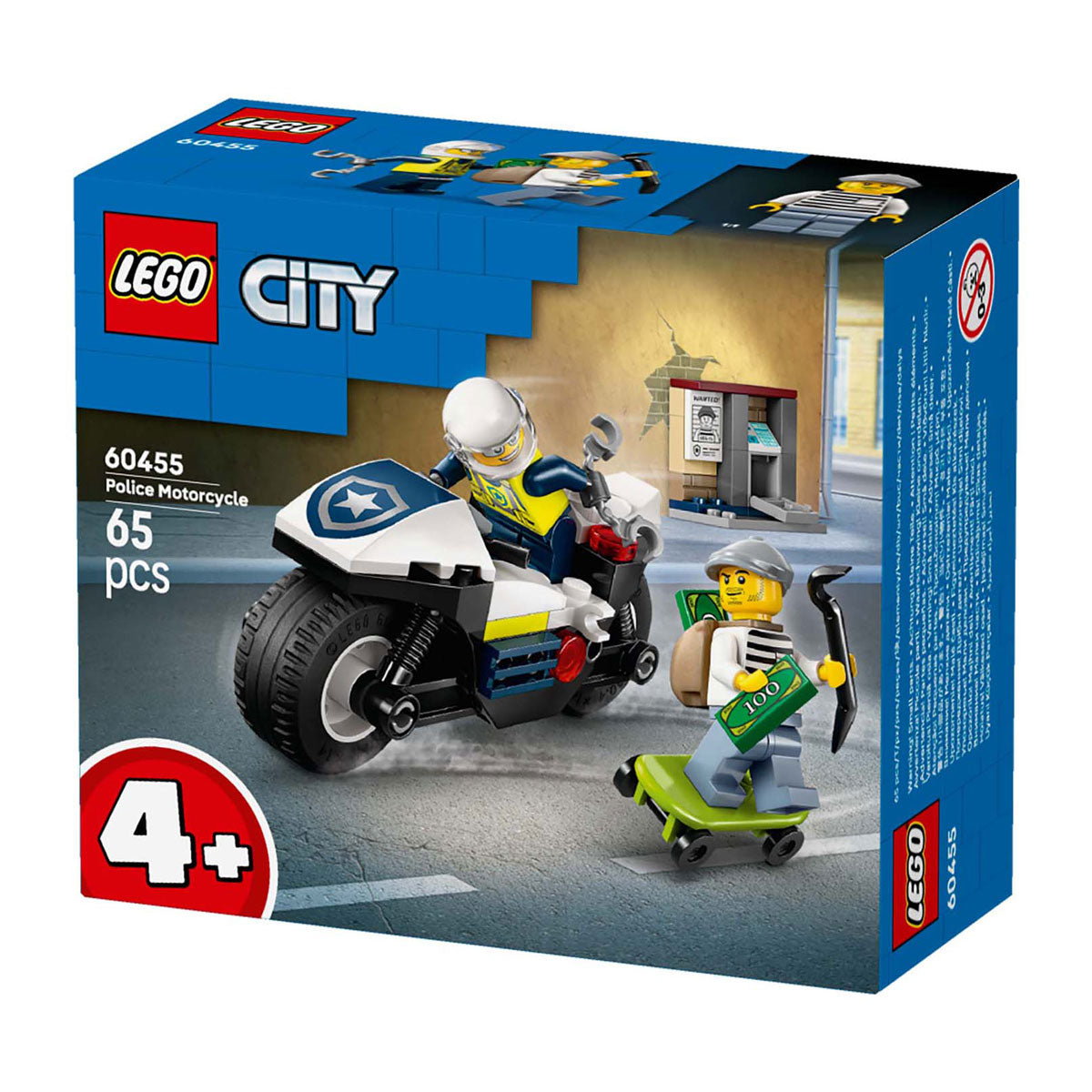 Lego city 60455 police motorcycle chase