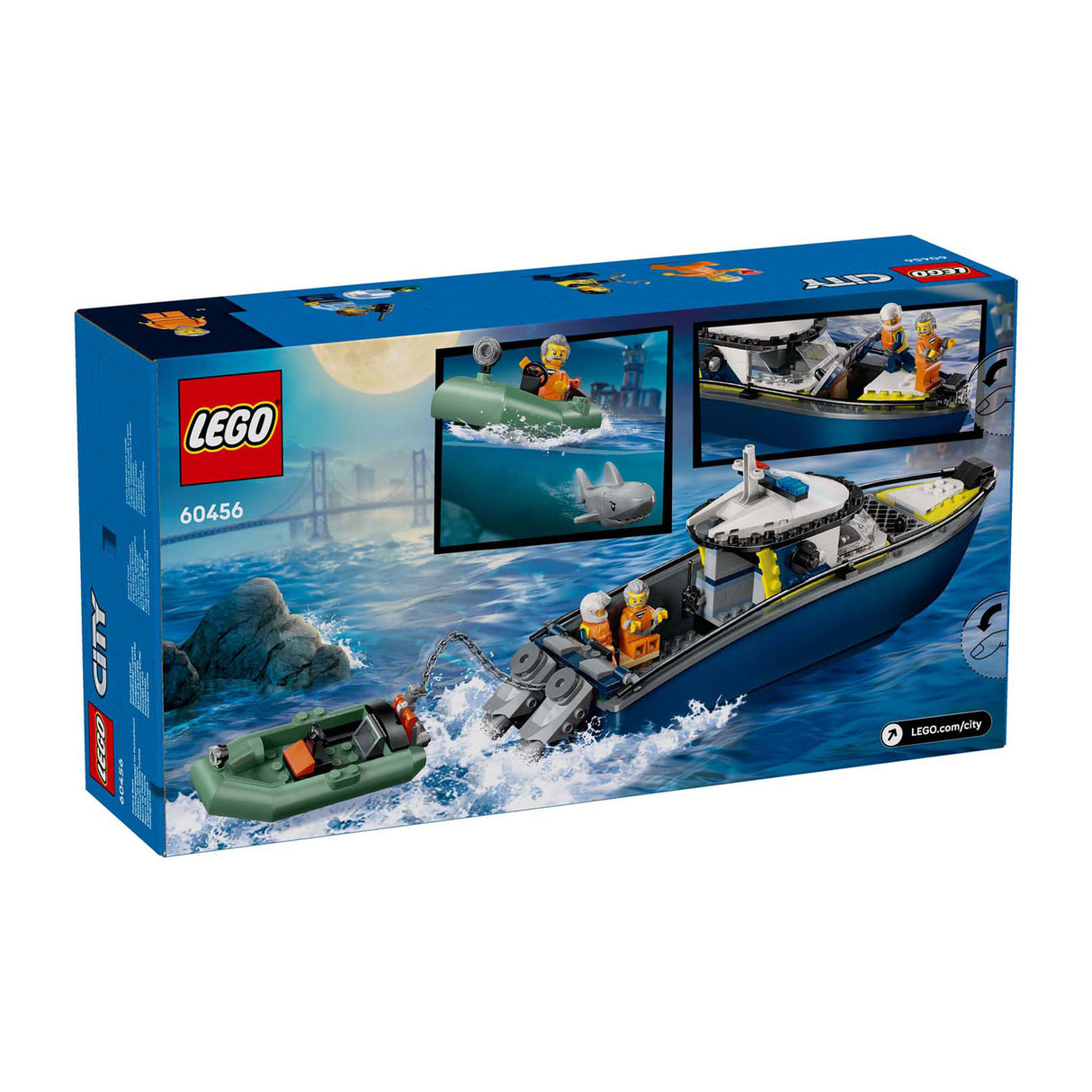 LEGO 60456 City Police Pursuit med polisbåt