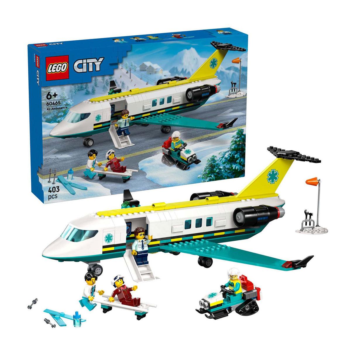 Lego City 60465 Samolot pogotowia ratunkowego
