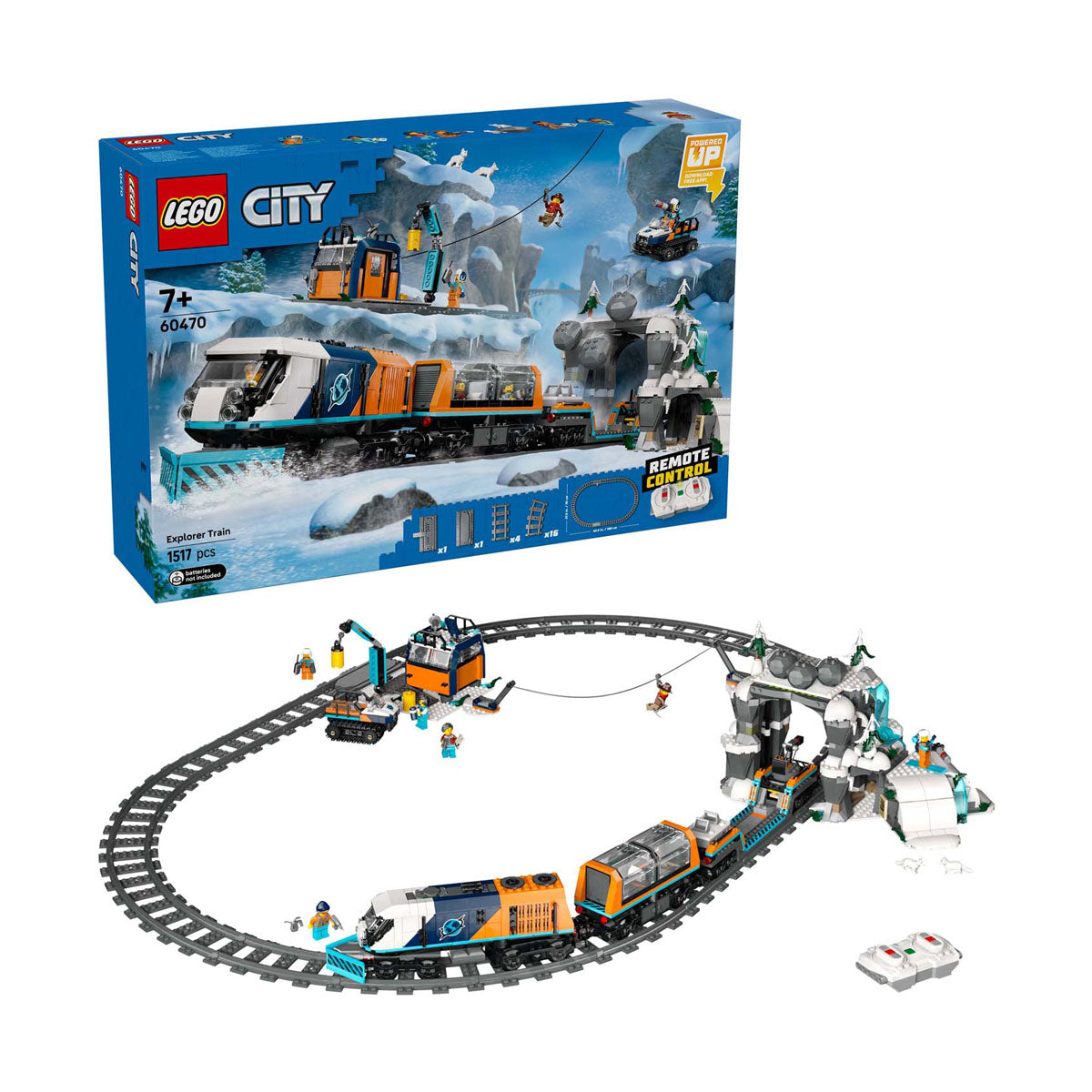 Lego 60470 city trains research train at the North Pole