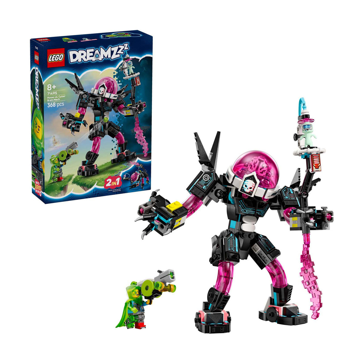 Lego dreamzzz 71495 mateo vs cyber brain mech