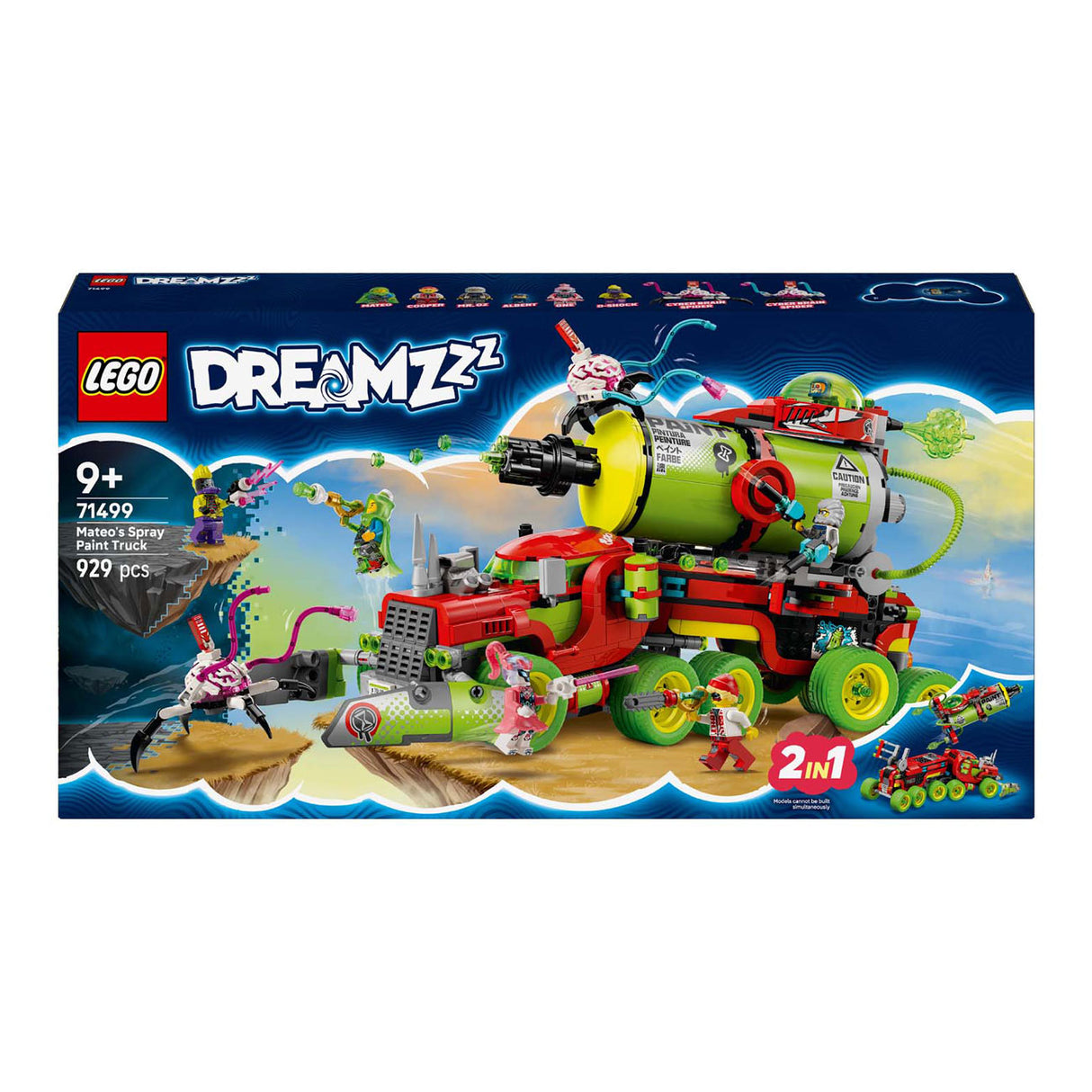 Nákladní automobil na sprej Lego dreamzzz 71499 Mateo
