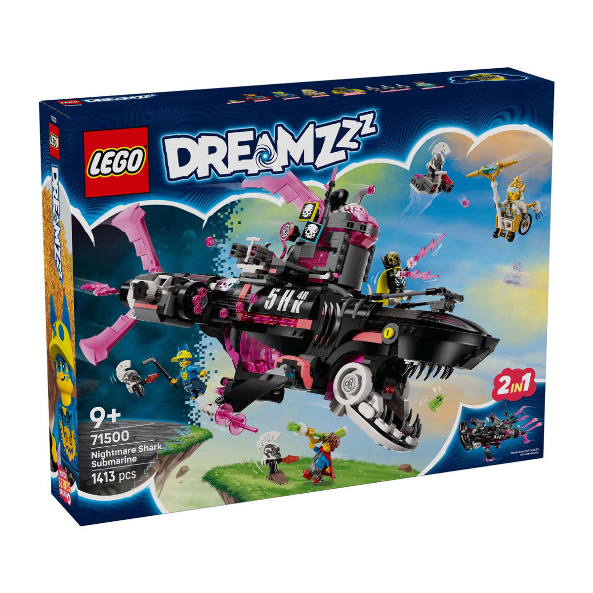 LEGO 71500 Dreamzzz Nightmare Shark -Ondee