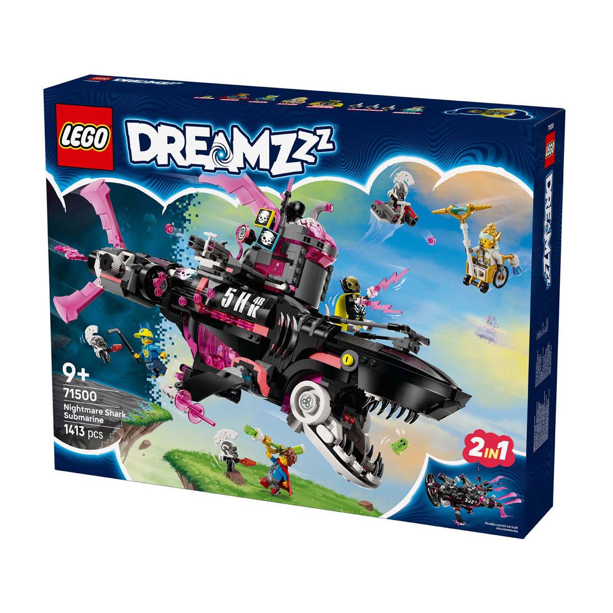LEGO 71500 Dreamzzz Nightmare Shark -Ondee