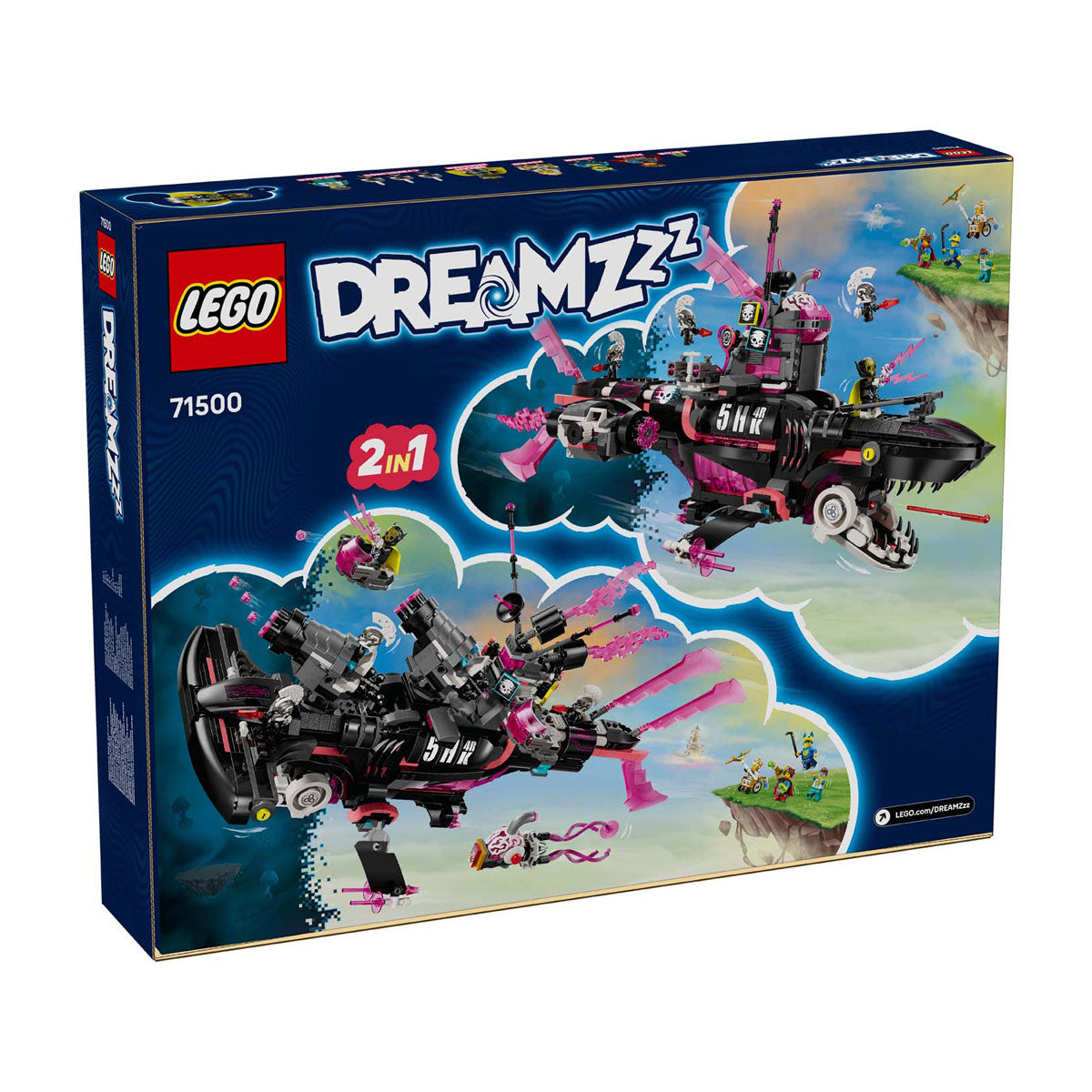 LEGO 71500 Dreamzzz Nightmare Shark -Ondee
