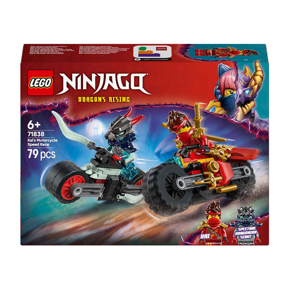 Lego 71838 Ninjago Kai's Motor Race
