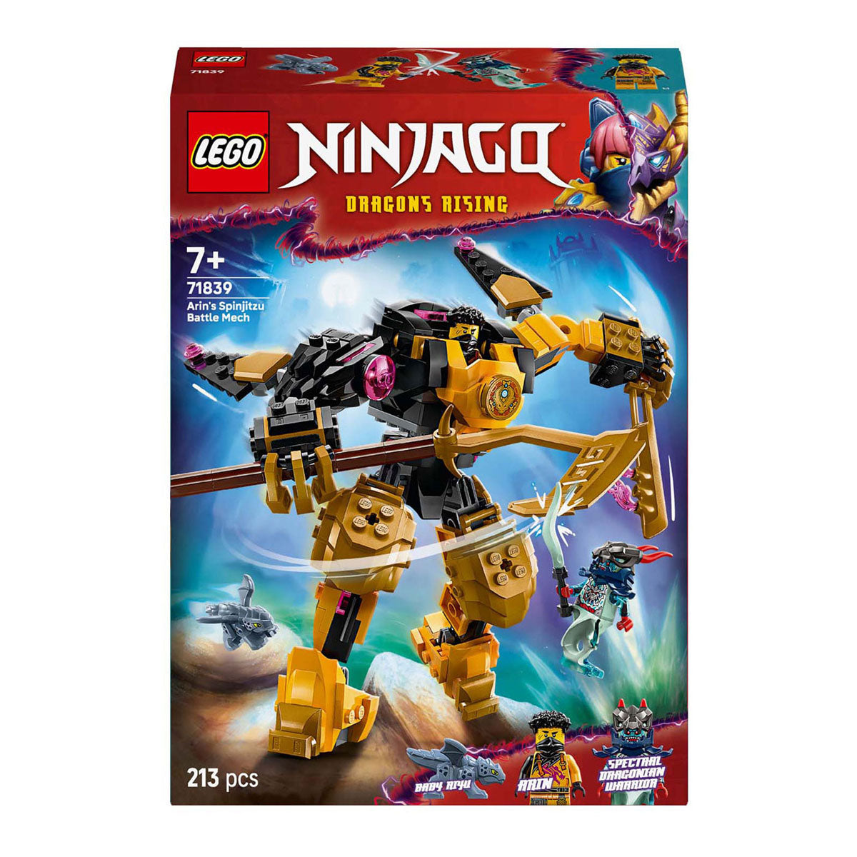 Lego 71839 Ninjago Arins Spinjitzu Fight Mecha