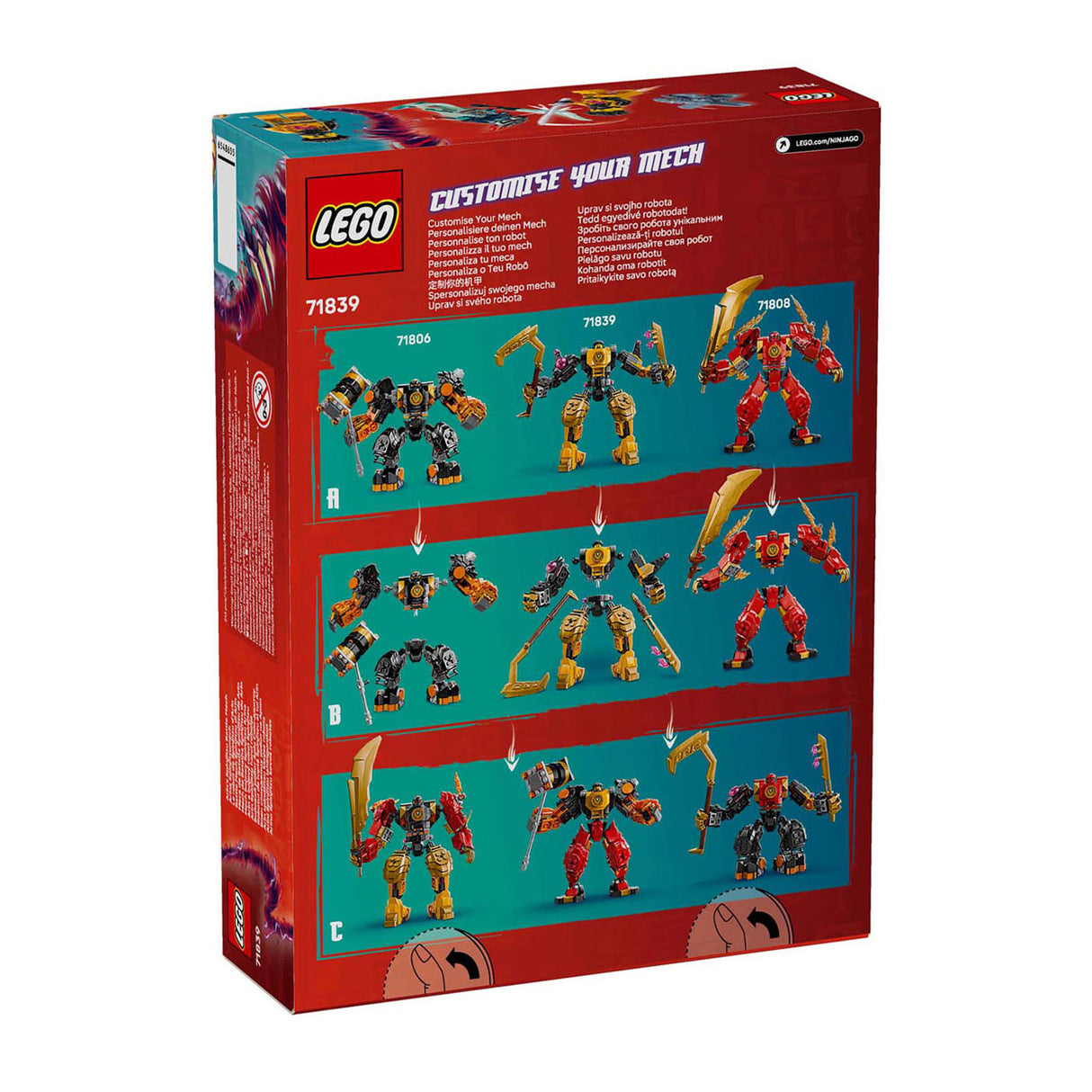 LEGO 71839 Ninjago Arins Spinjitzu Fight Mecha