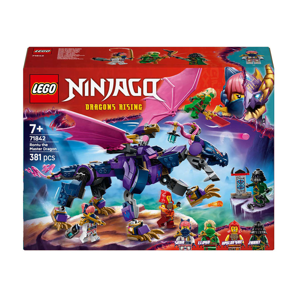 Lego 71842 ninjago rontu mesterdragen