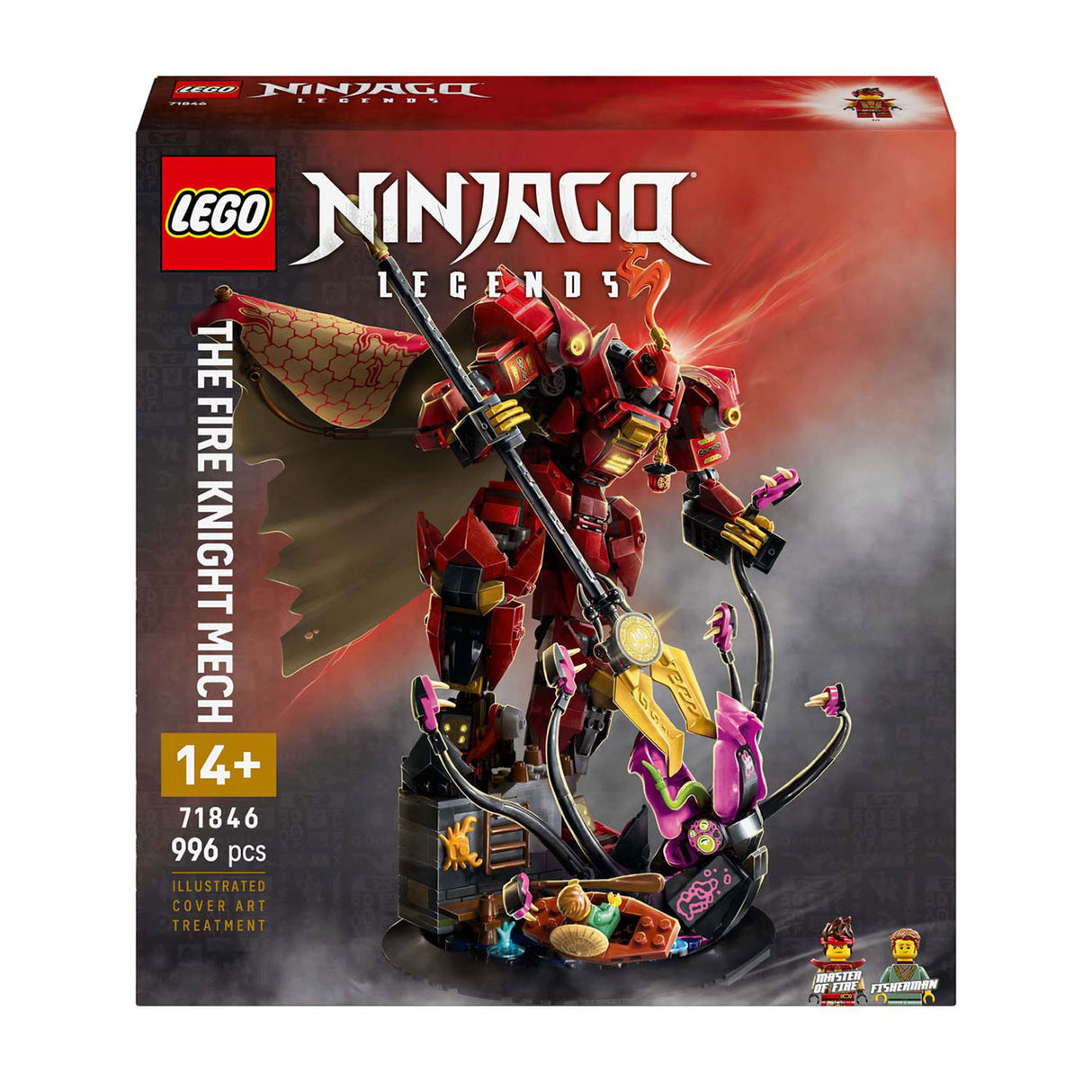 Lego ninjago 71846 mechanik ohnivého rytiera