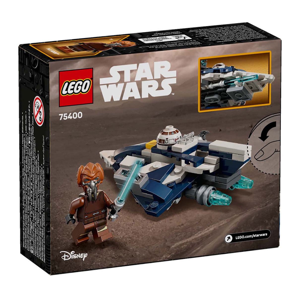 Lego 75400 Star Wars Plo Koons Jedi Starfighter Microfighter
