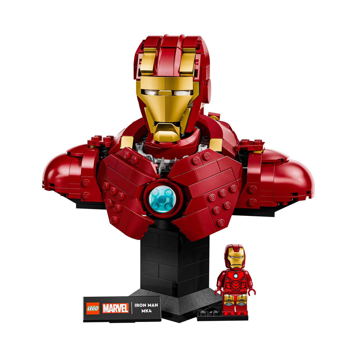 Lego super heroes marvel 76327 iron man mk4 bust