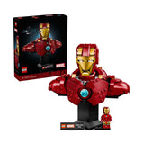 Lego super-heróis marvel 76327 homem de ferro mk4 busto