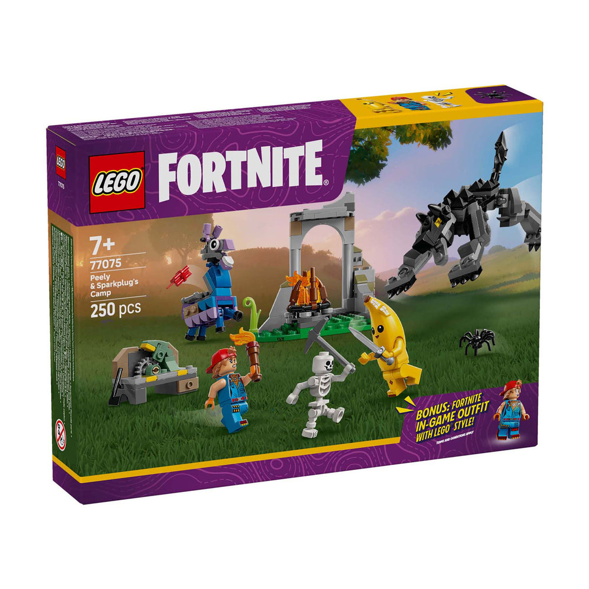 Lego 77075 Fortnite Peely in Sparkplugs Camp