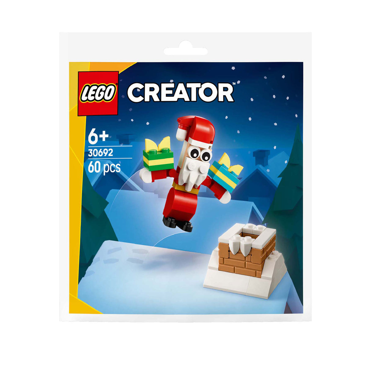 Lego creator 30692 kerstman in de schoorsteen