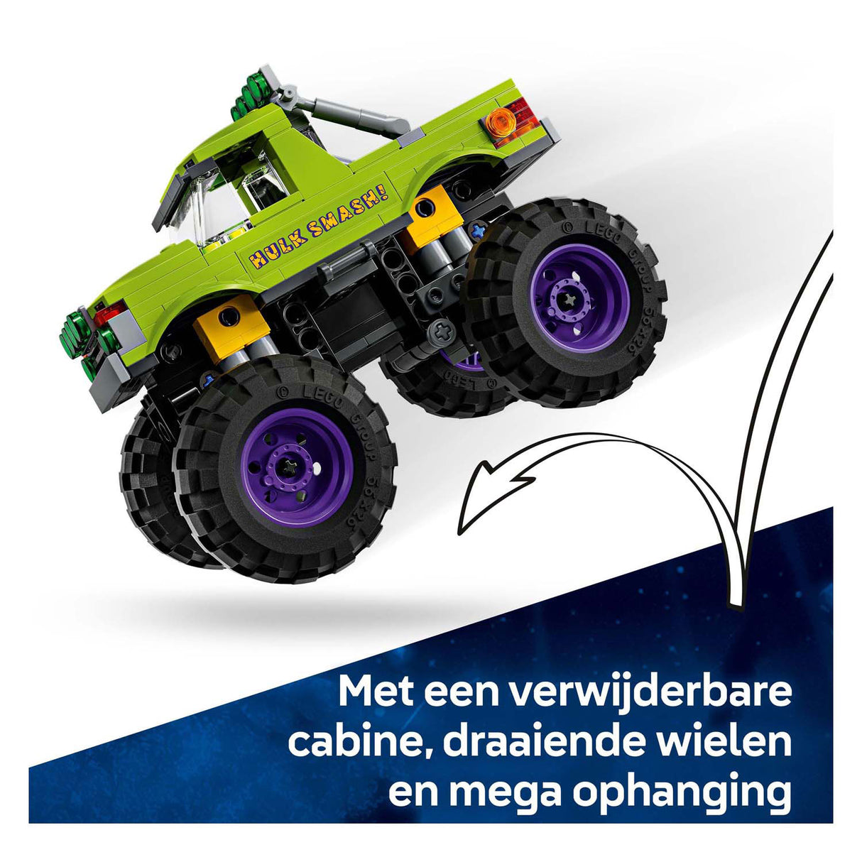 Lego marvel 76312 the hulk truck vs. thanos