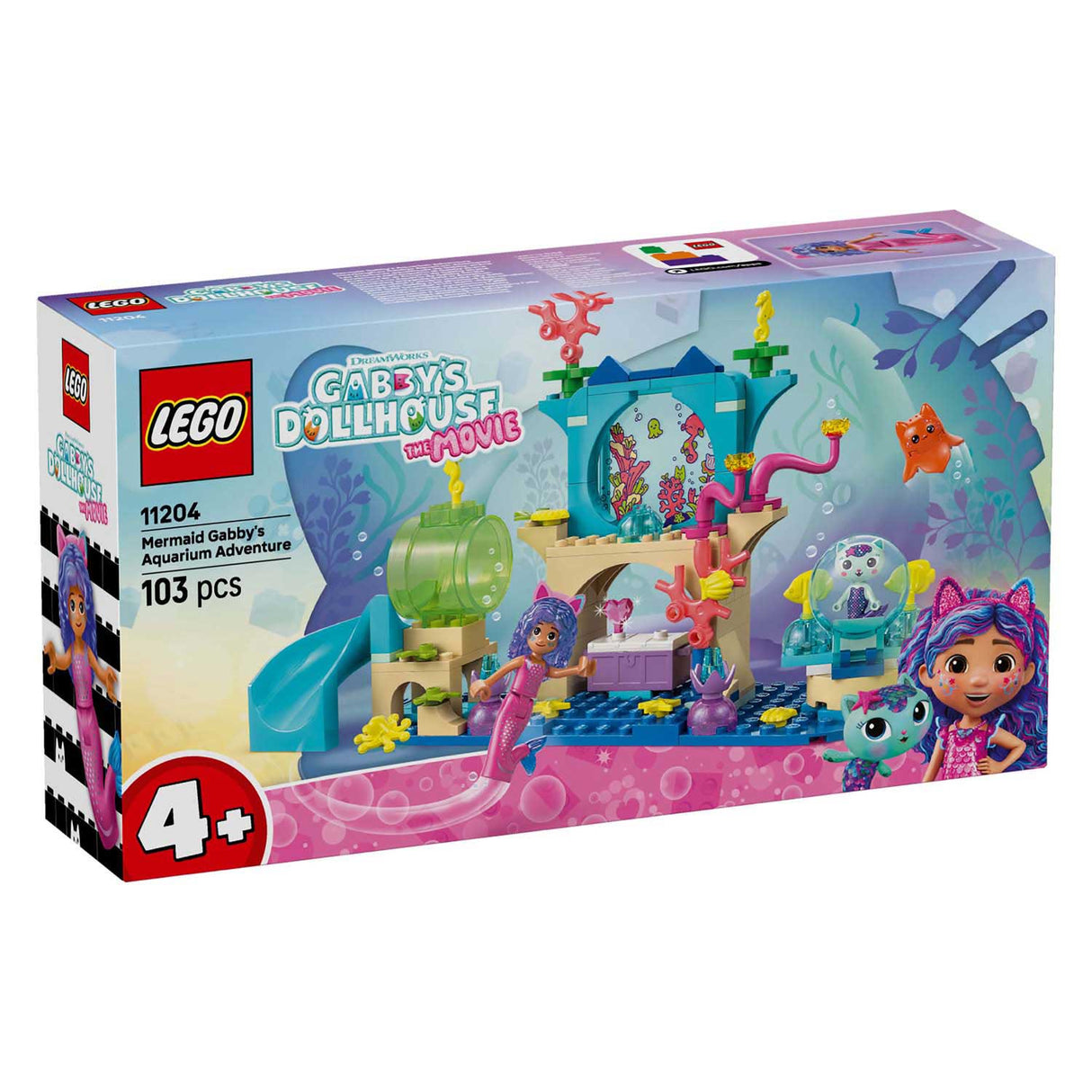 Lego gabby's poppenhuis 11204 zeemeermin gabby's aquariumavontuur