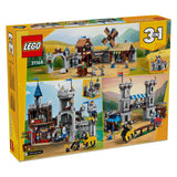 Lego creator 31168 medieval castle with knights on horseback