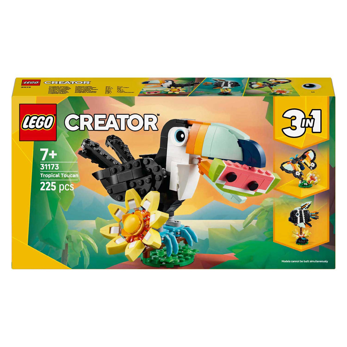 Lego creator 31173 wilde dieren: tropische toekan