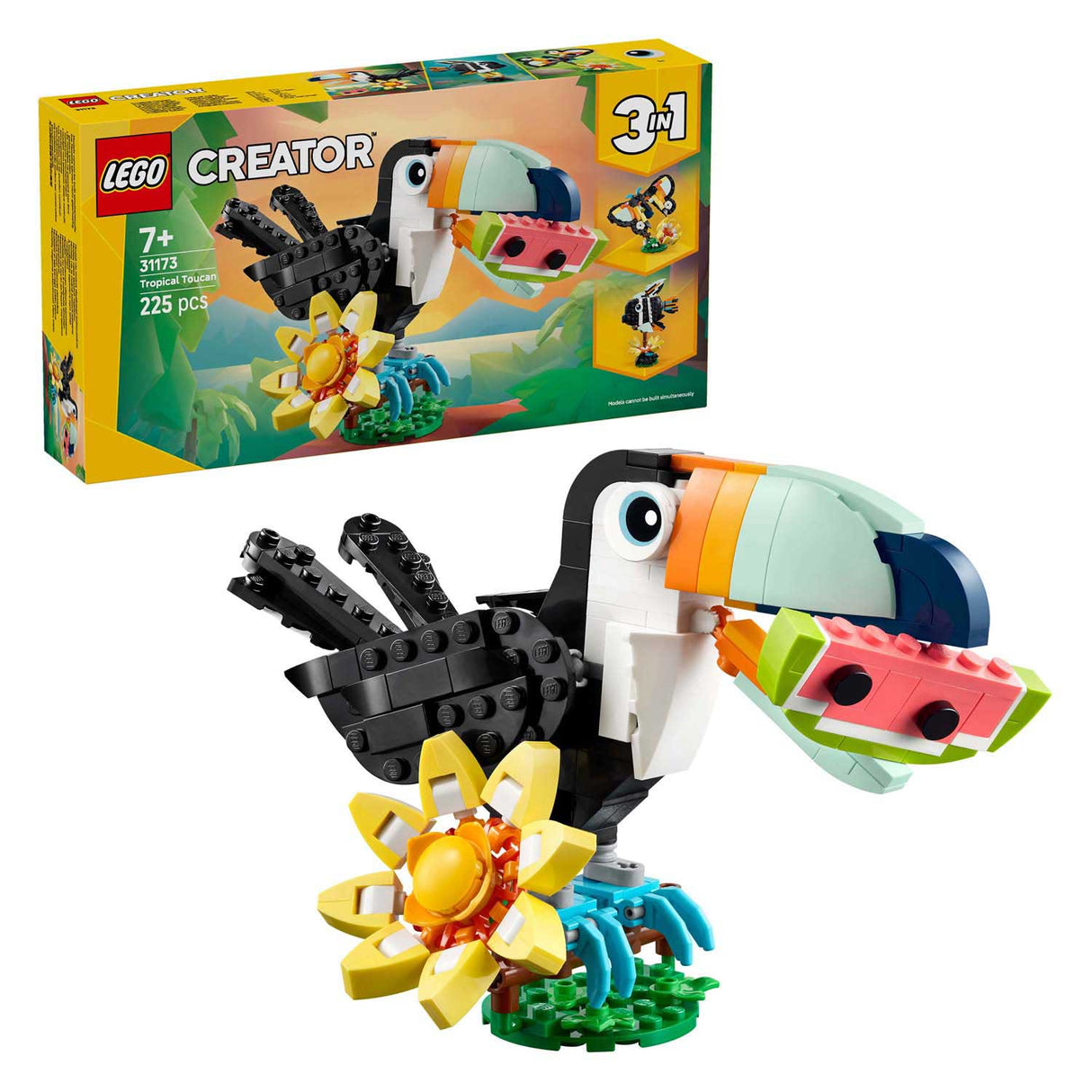 Lego Creator 31173 Wëll Déieren: Tropesch Tukan