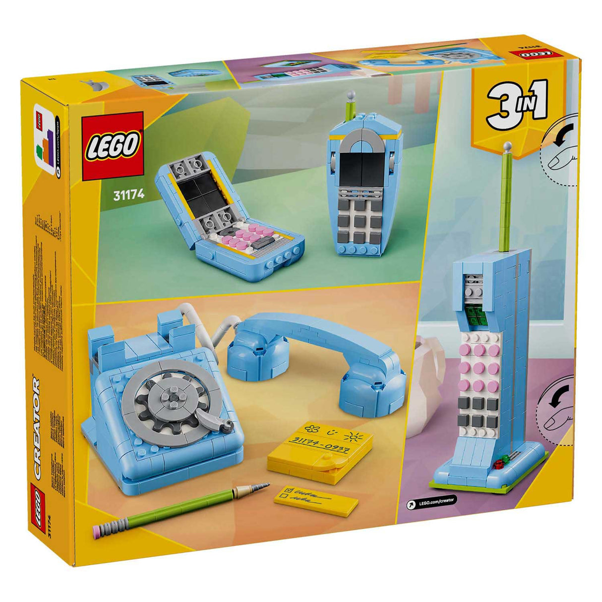 Lego creator 31174 retro telephone
