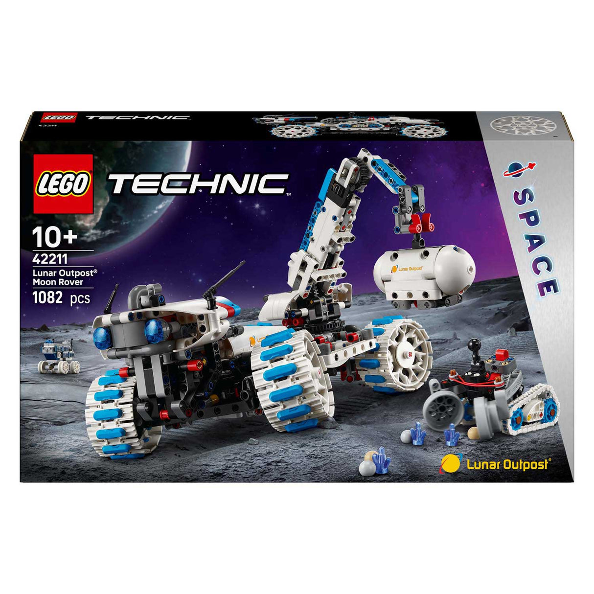 Lego Technic 42211 Moundoutpost Moon Rover Space Vehicle