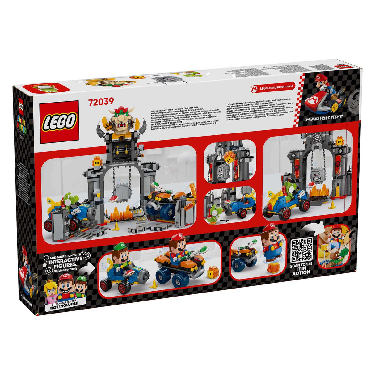 Lego super mario 72039 castelo do bowser