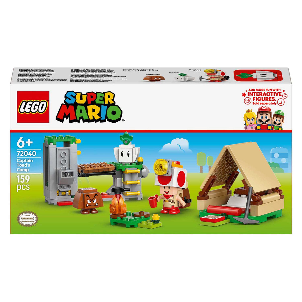 Lego super mario 72040 krastača šef kampa
