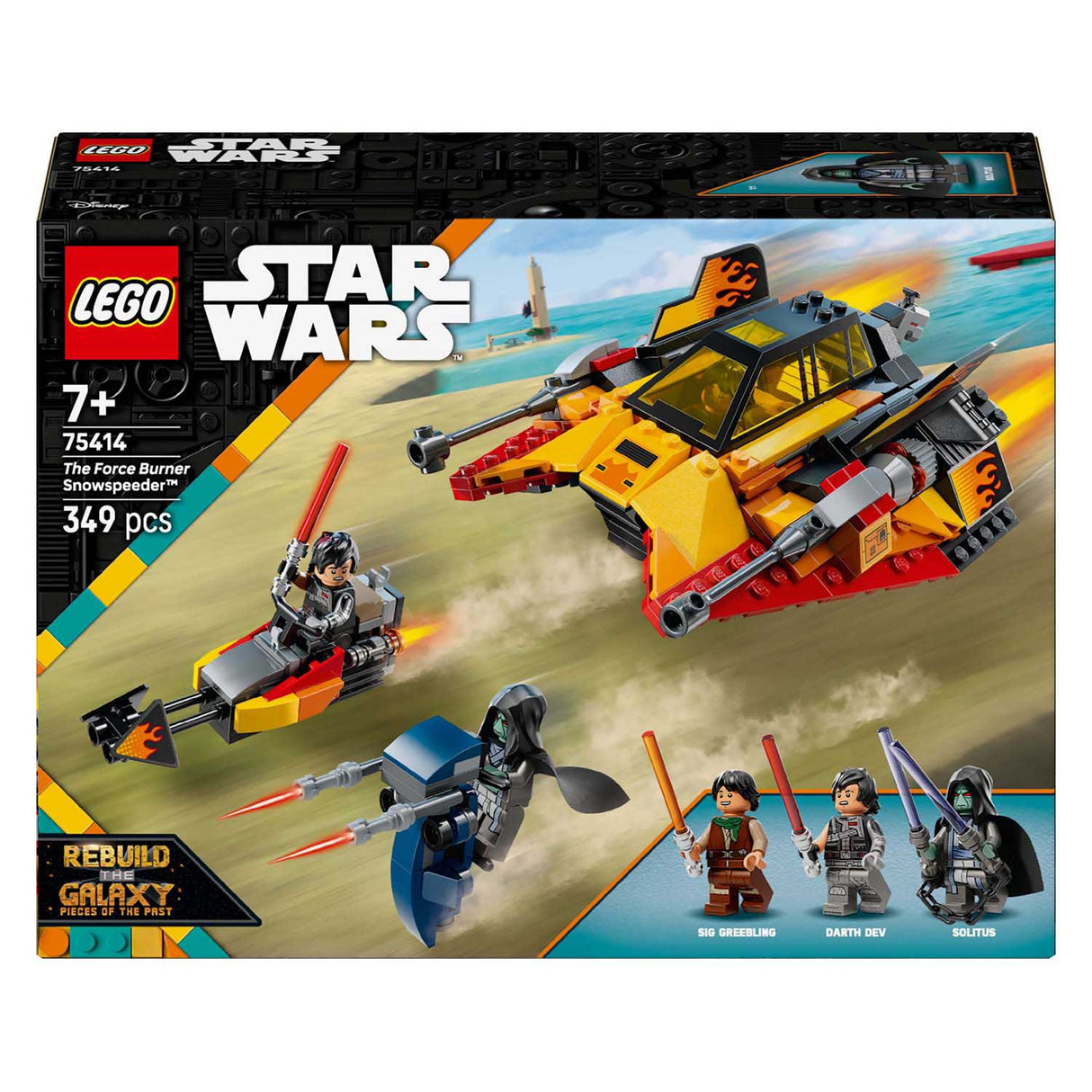 Lego Star Wars 75414 O Queimador de Força Snowspeeder