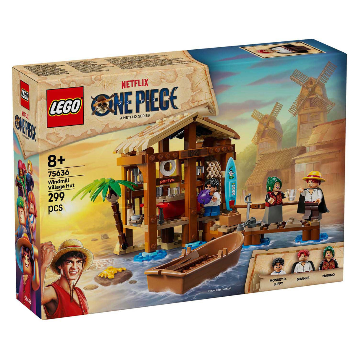 Lego one piece 75636 hut in windmill village