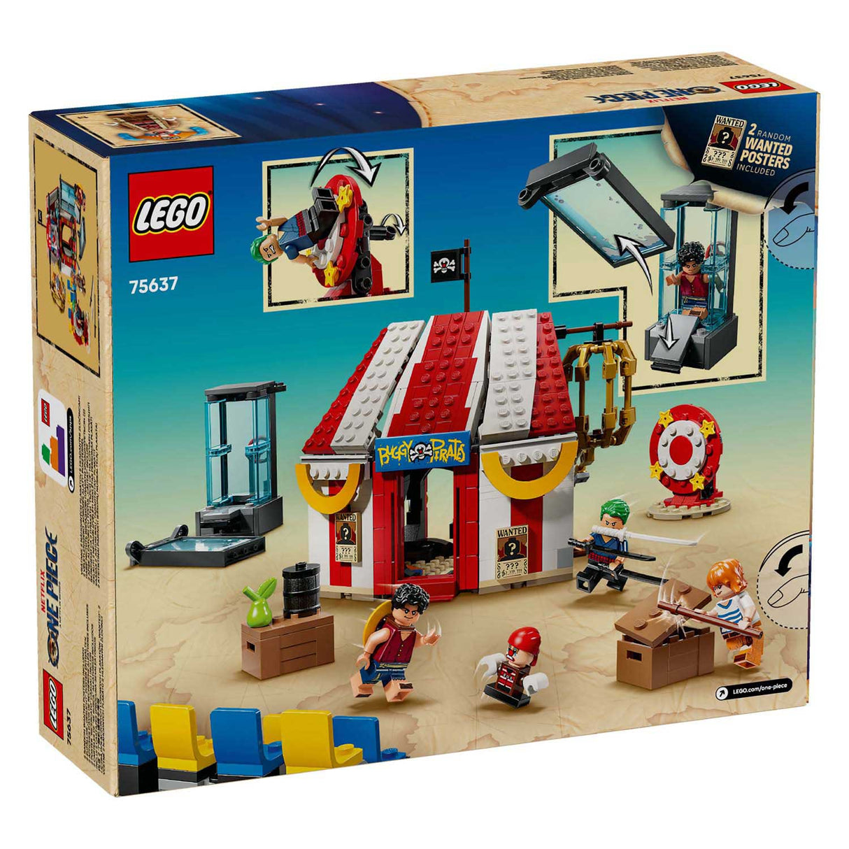 Lego one piece 75637 circustent van buggy de clown