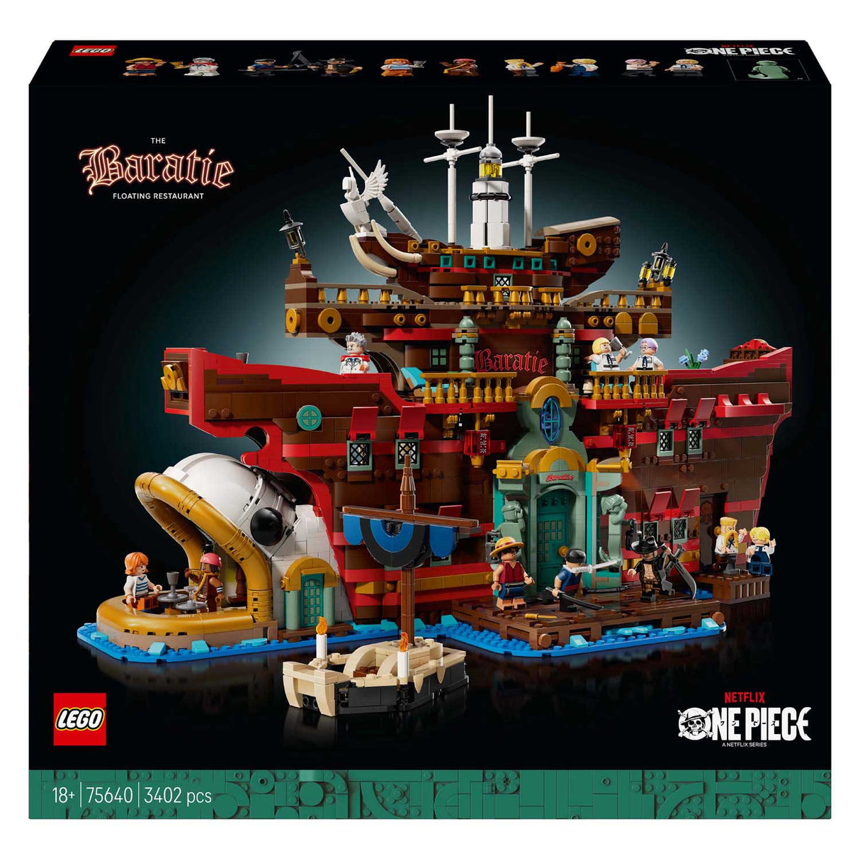 Lego 75640 one piece the floating restaurant bara