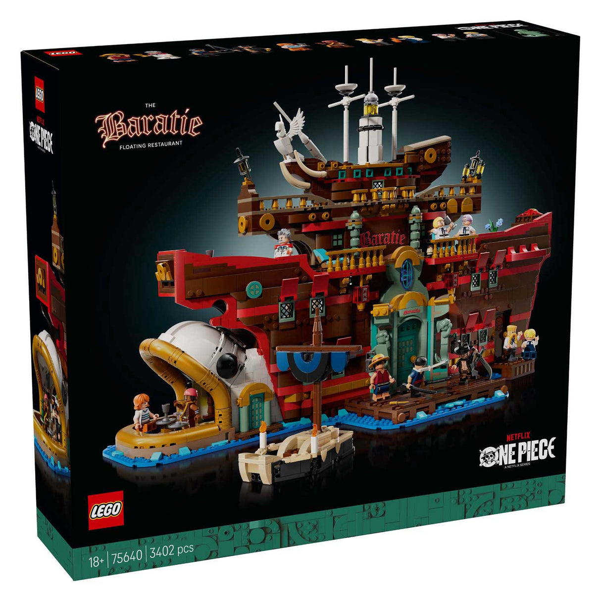 Lego 75640 one piece the floating restaurant bara