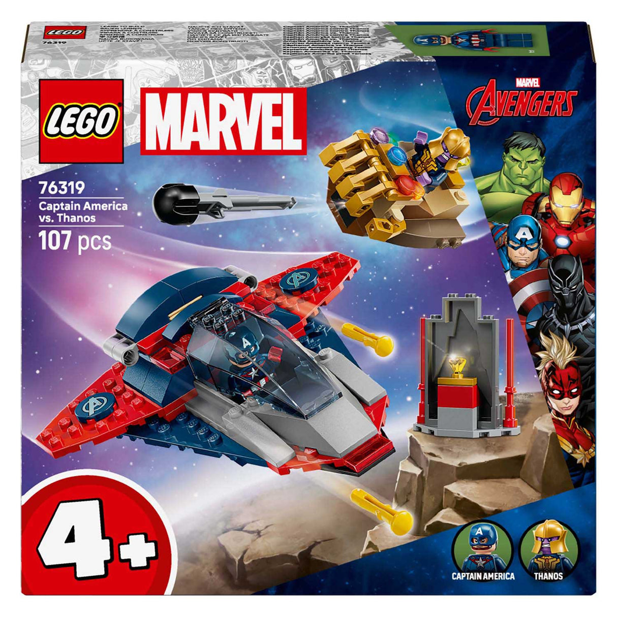Lego Superhelden Marvel 76319 Captain America vs. Thanos
