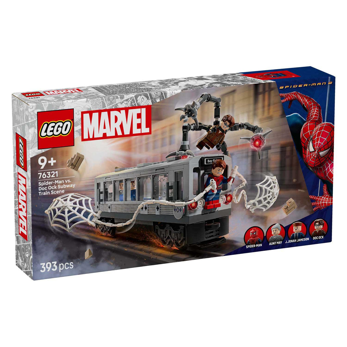 Lego super heroes marvel 76321 spider-man vs doc ock metro scene