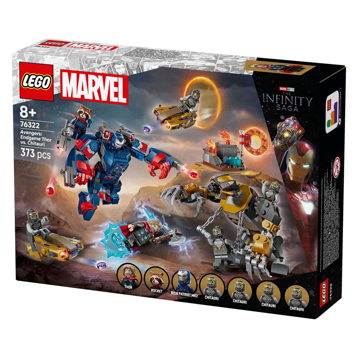 Lego superhelte marvel 76322 avengers slutspil thor vs. chitauri