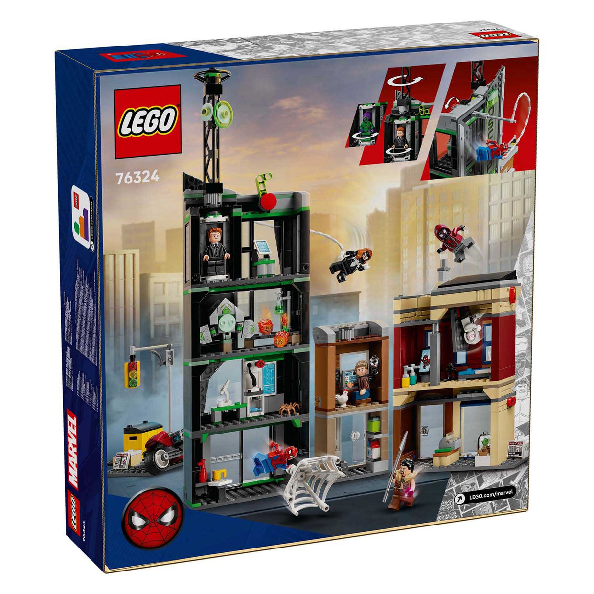 Lego super heroes marvel 76324 spider-man vs. oscorp